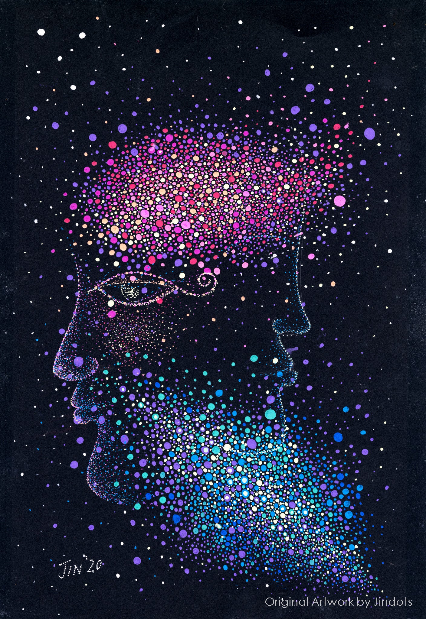 Different Perspectives, Jindots, pens on paper, 2020