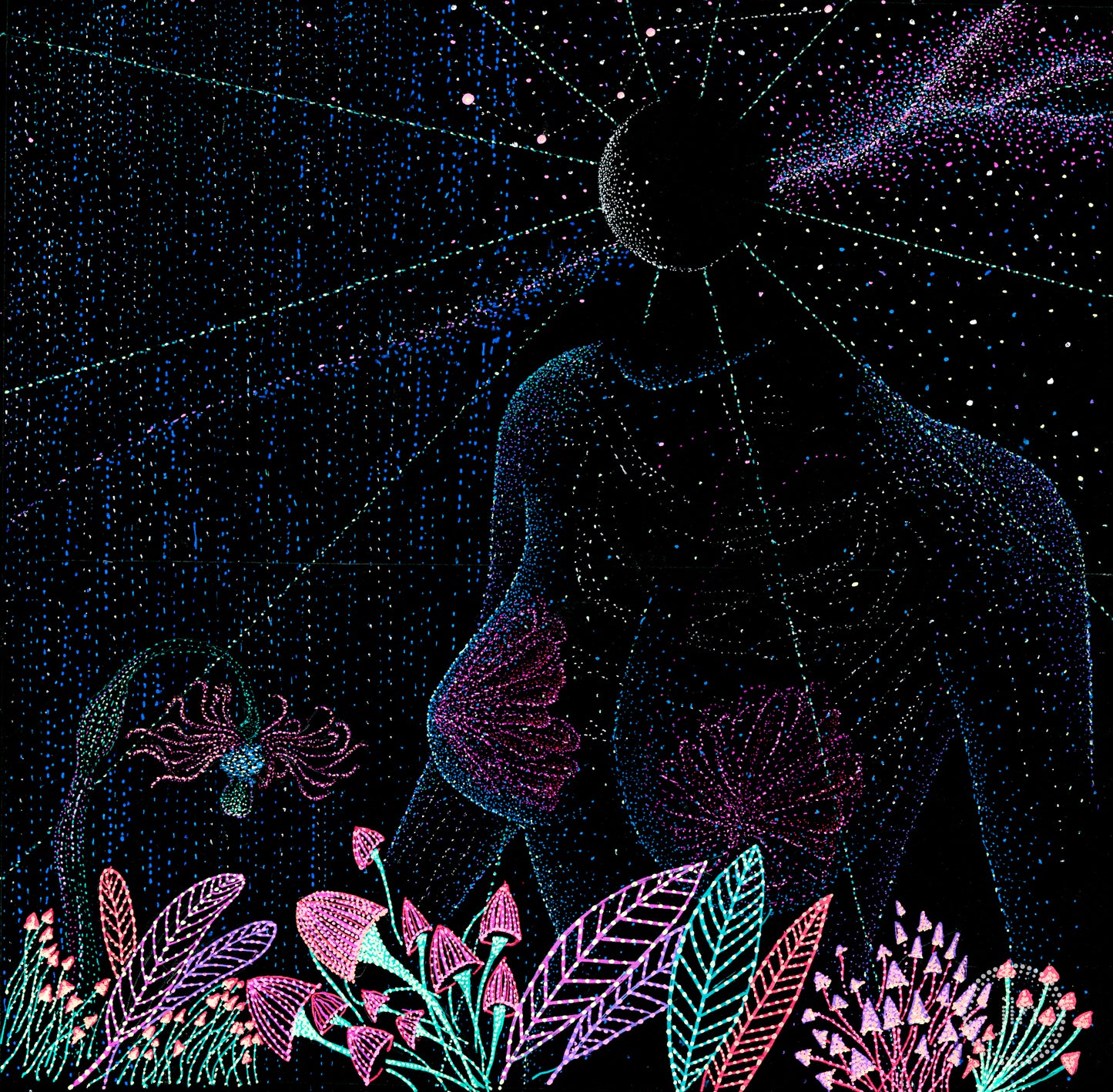 Entheogenic - Original Artwork by Jindots
