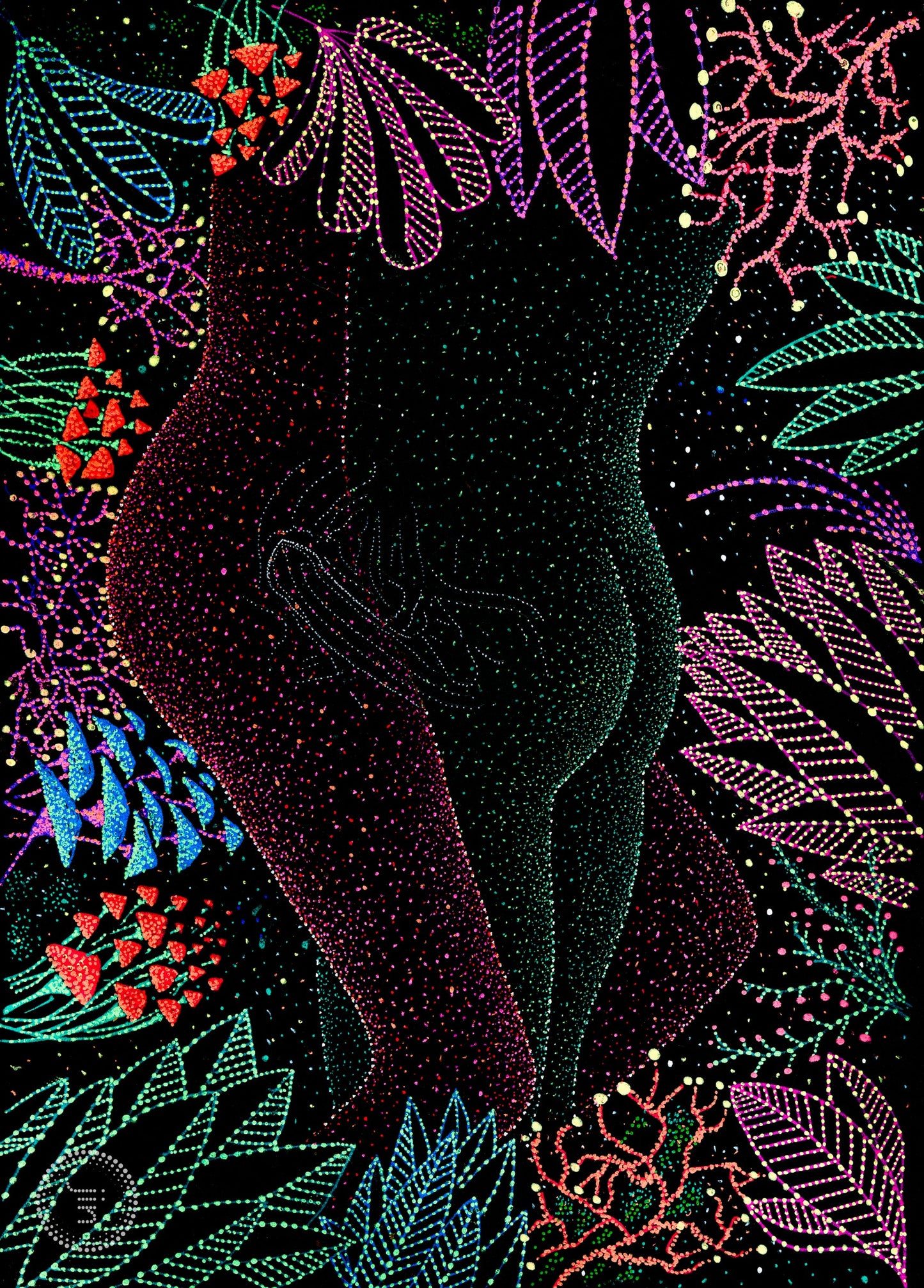 Tantra Garden - Original Artwork by Jindots