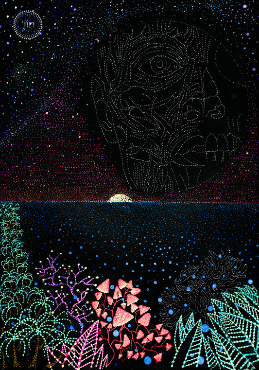 Acid Vision Foresight: Psychedelic Visionary Art: Gallery-wrapped ready to hang canvas print