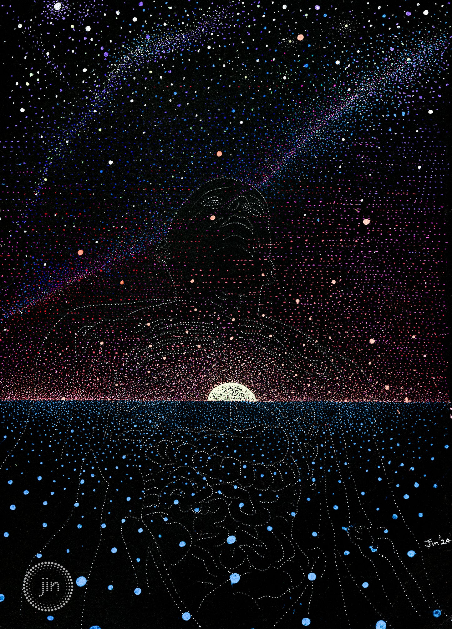 Father - Original Artwork by Jindots