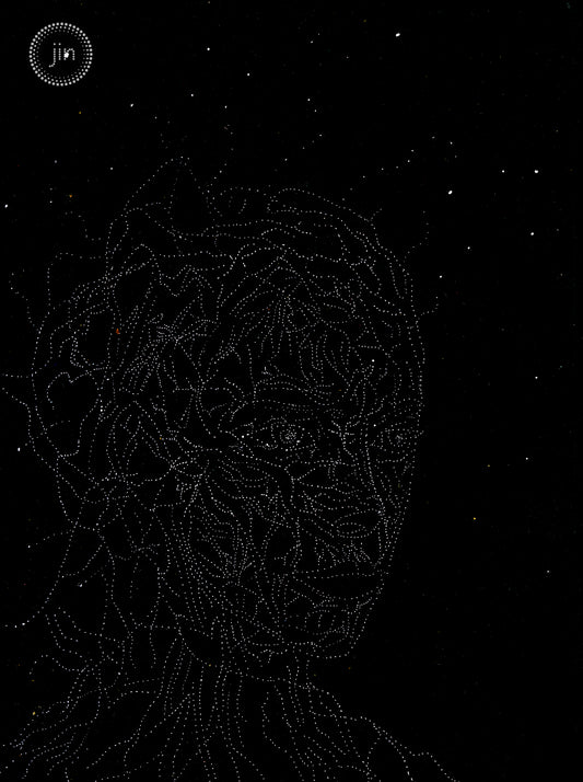 We are electricity: Psychedelic Visionary Art: Gallery-wrapped ready to hang canvas print