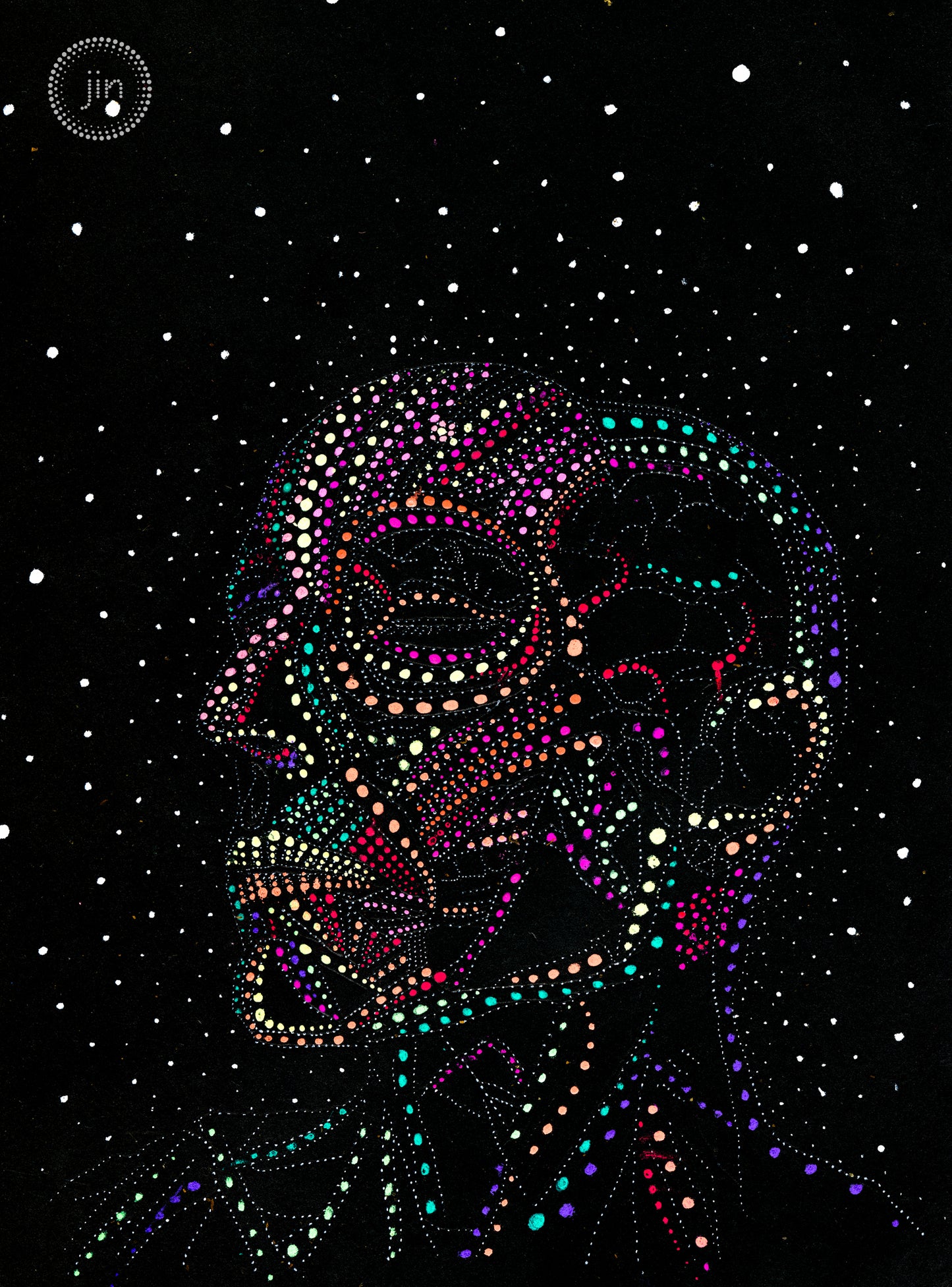 The Most Powerful Dreamer I - Original Artwork by Jindots