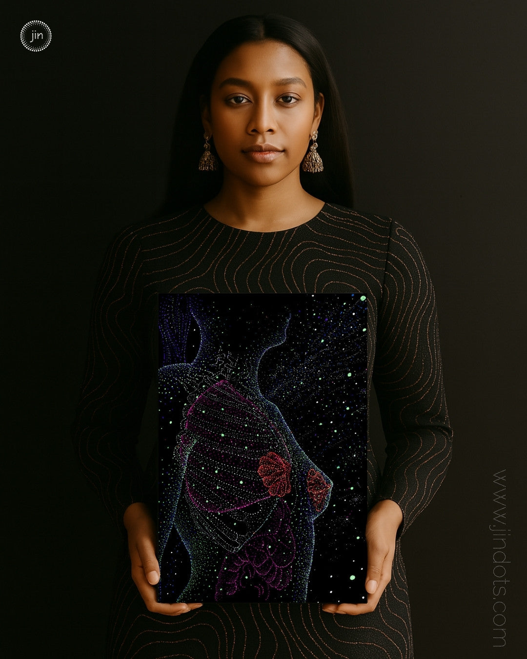 Breathe the Stars - Original Artwork by Jindots