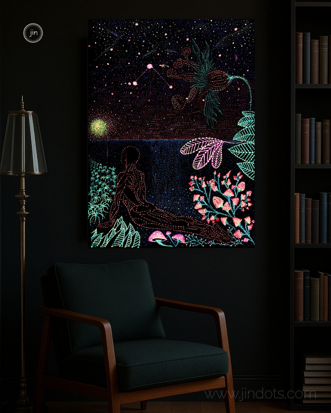 The Oracle's Garden - Original Artwork by Jindots