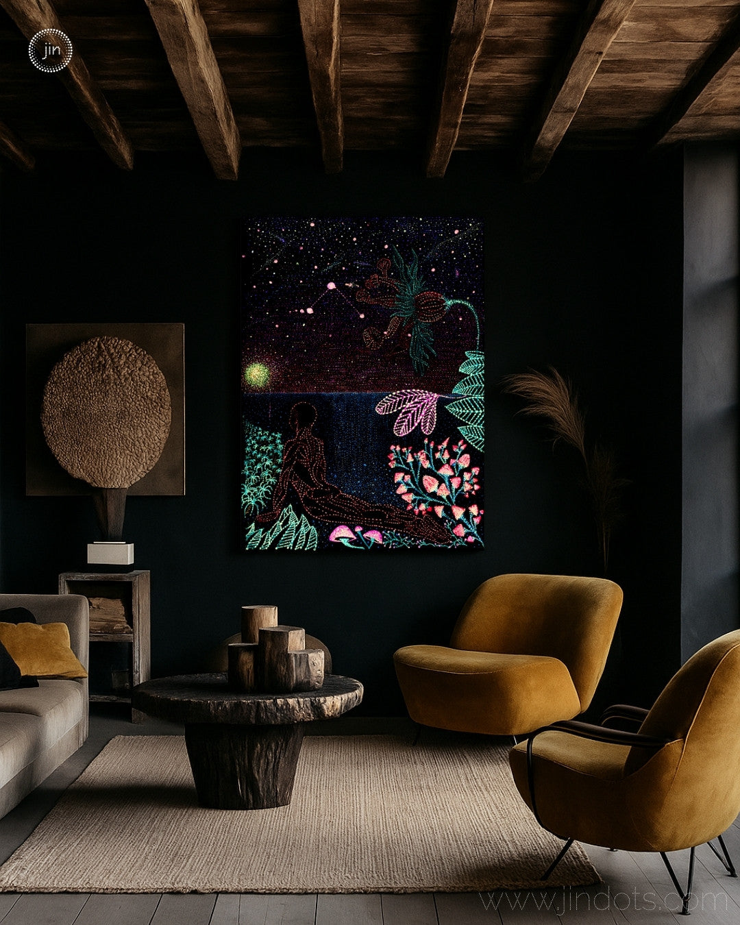 The Oracle's Garden - Original Artwork by Jindots