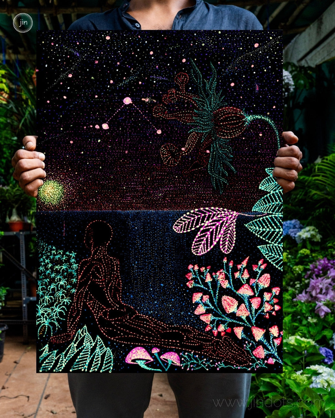 The Oracle's Garden - Original Artwork by Jindots
