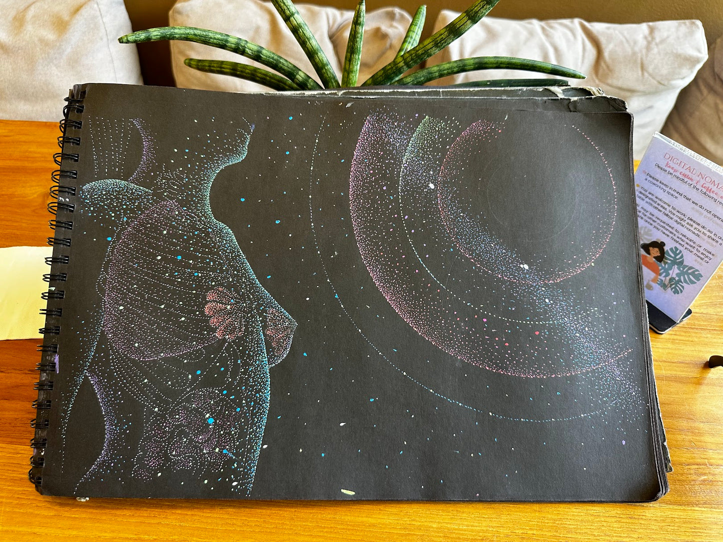 What fed the universe?: Psychedelic Visionary Art: Gallery-wrapped ready to hang canvas print