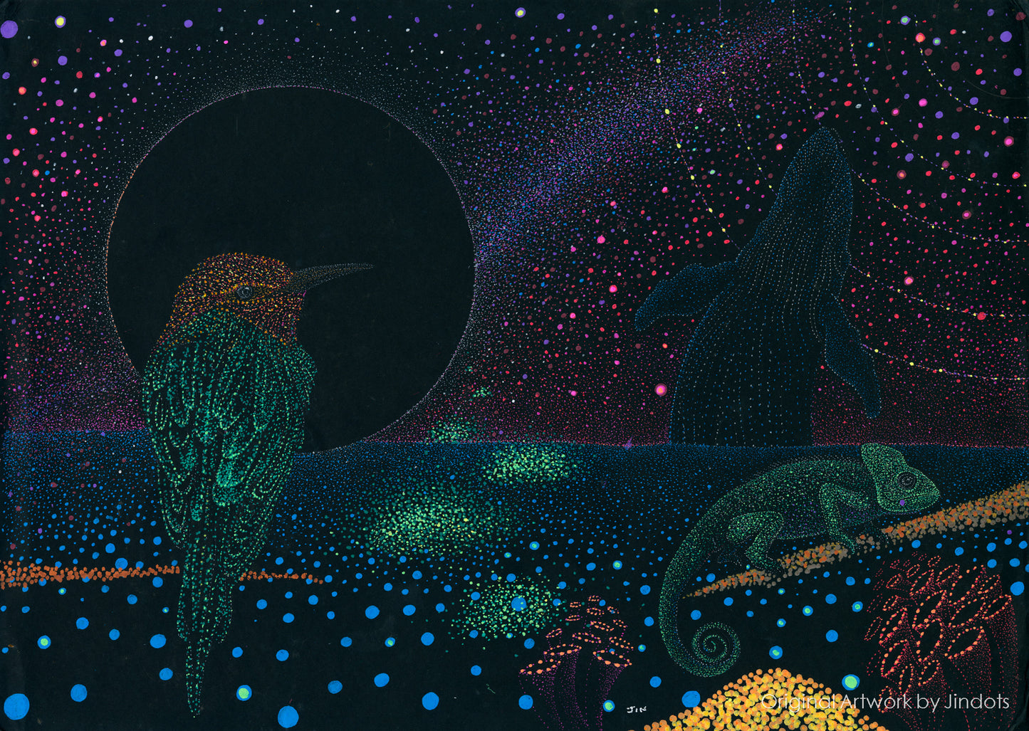 We all need to eat, Jindots, pens on paper, 2025