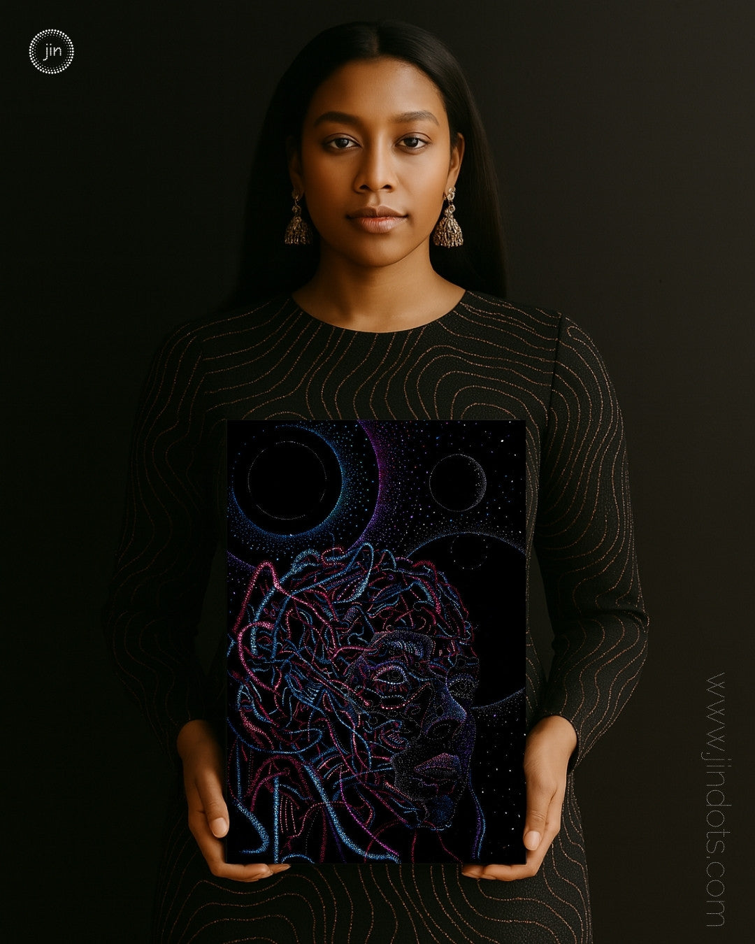 Artificial Intelligence and Human Creativity - Original Artwork by Jindots