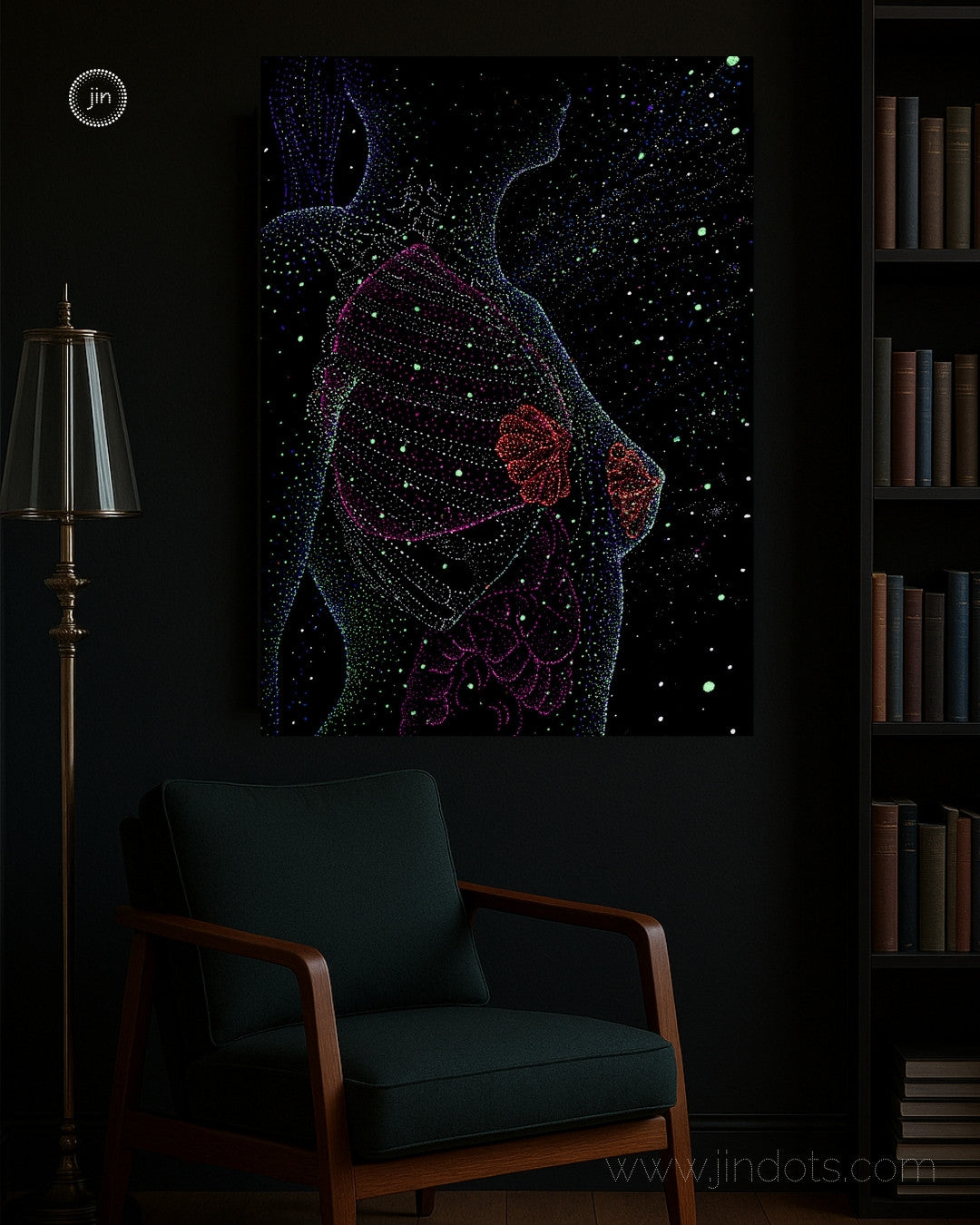 Breathe the Stars - Original Artwork by Jindots