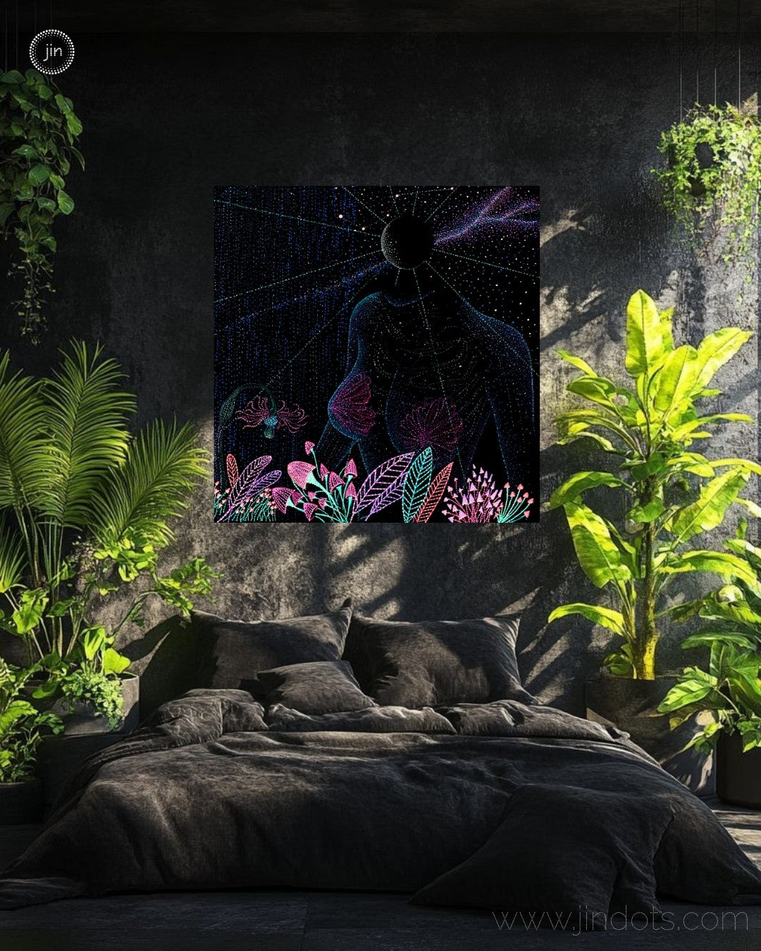 Entheogenic - Original Artwork by Jindots