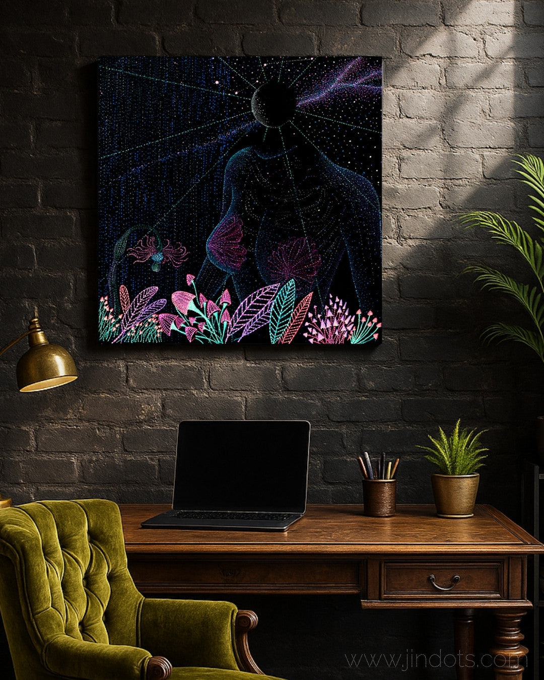 Entheogenic - Original Artwork by Jindots
