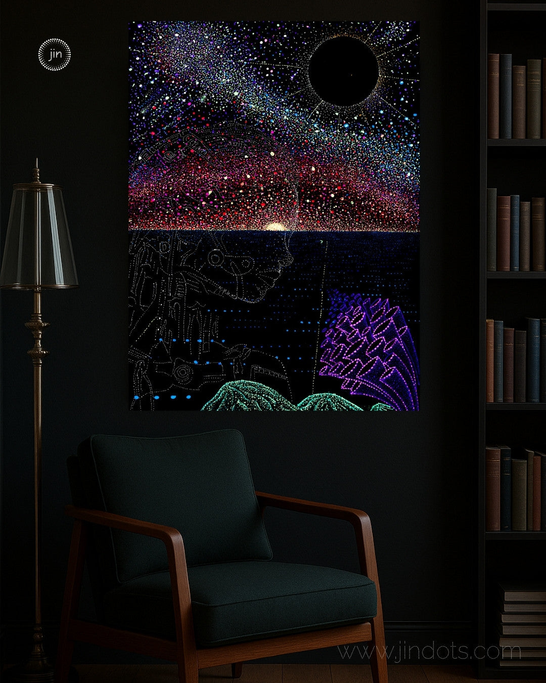 Limited Edition Canvas Print: Eyes of Fire
