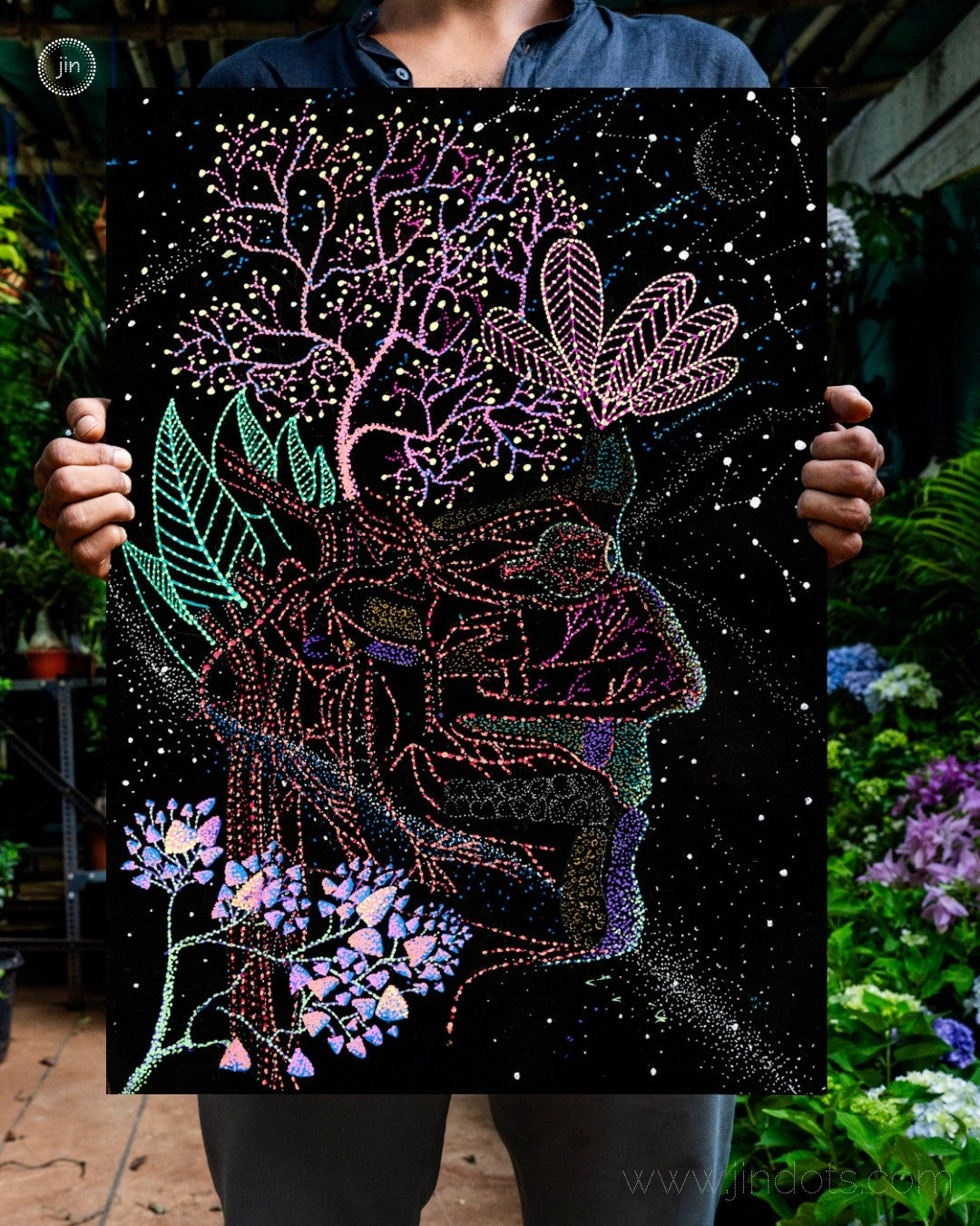 Forest Foresight - Original Artwork by Jindots