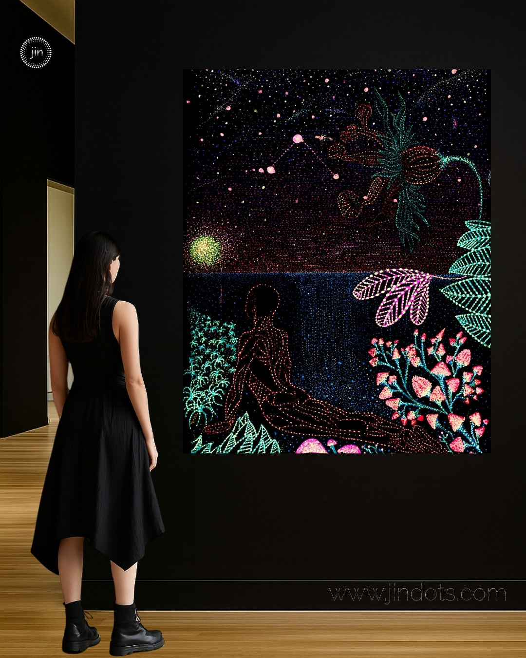 The Oracle's Garden - Original Artwork by Jindots