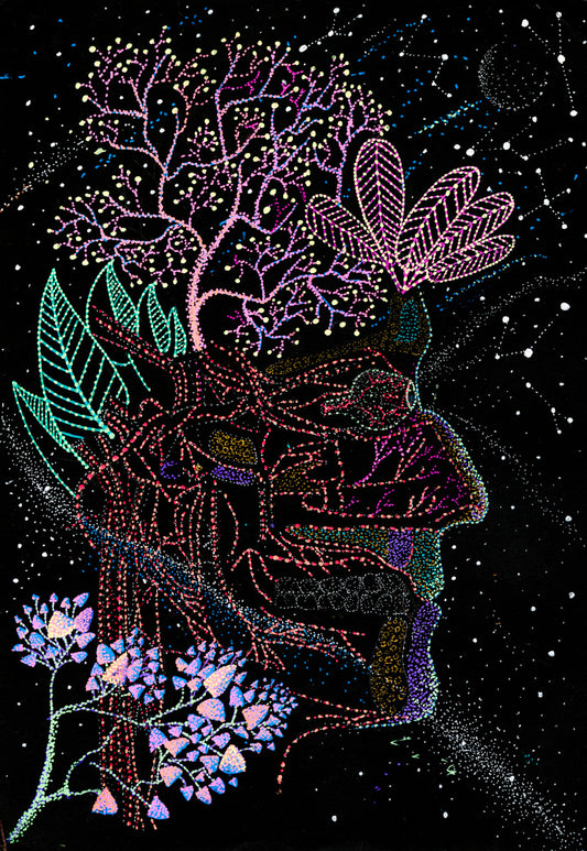 Forest Foresight - Original Artwork by Jindots