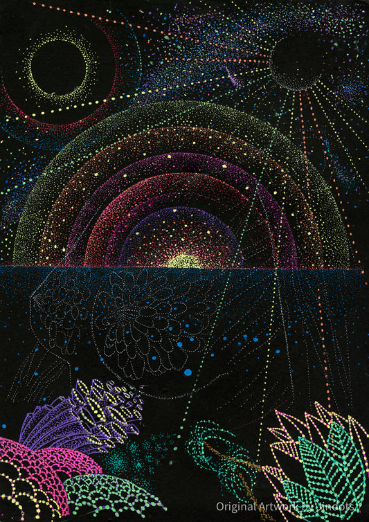 Aya Calling - Original Artwork by Jindots