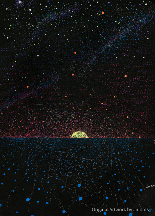 Father - Original Artwork by Jindots