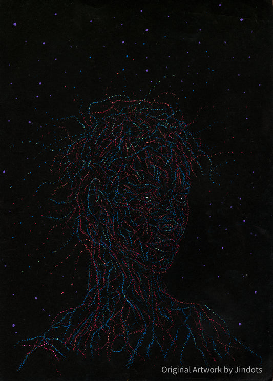 We are wired - Original Artwork by Jindots