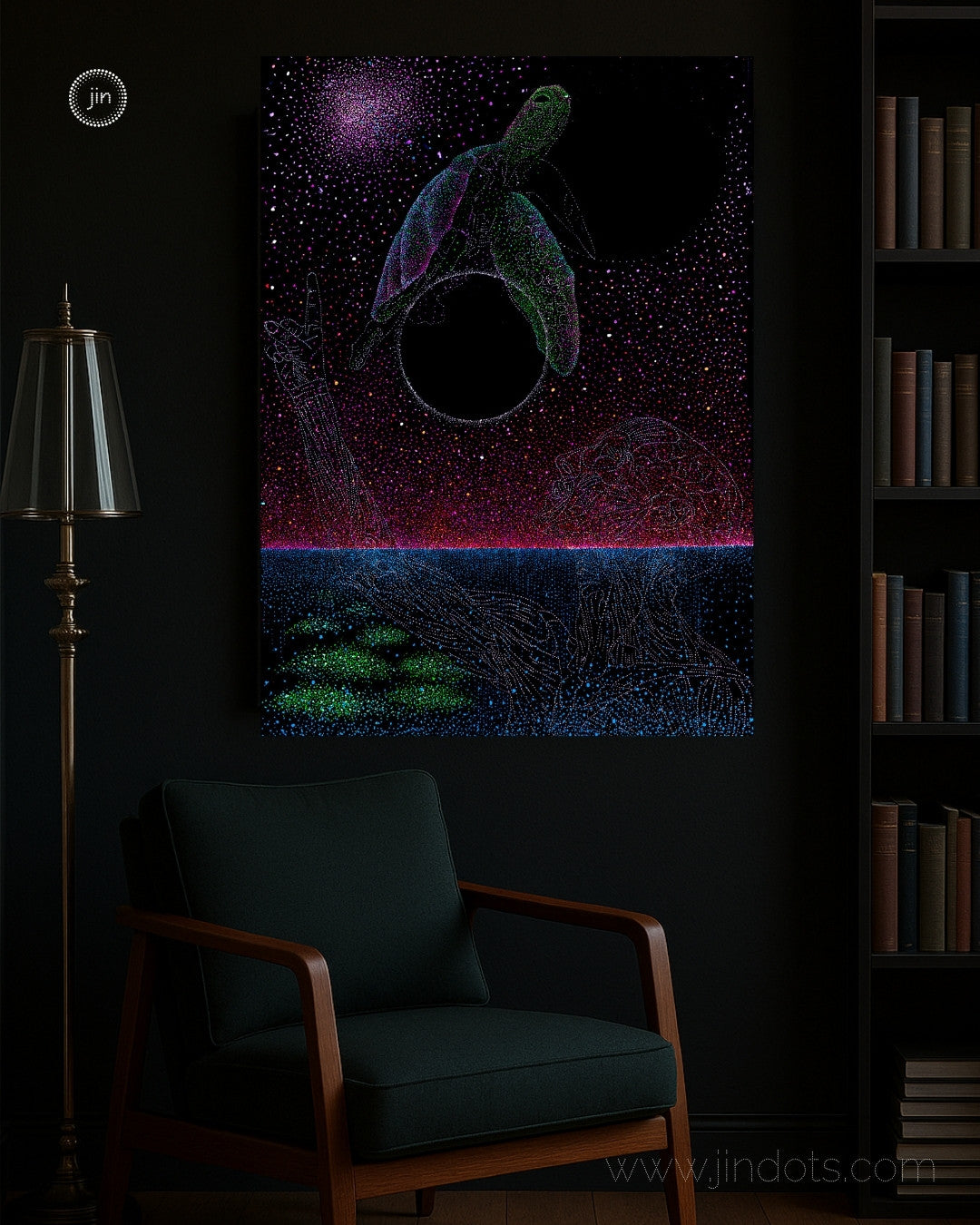 The soul no longer wears a body - Original Artwork by Jindots