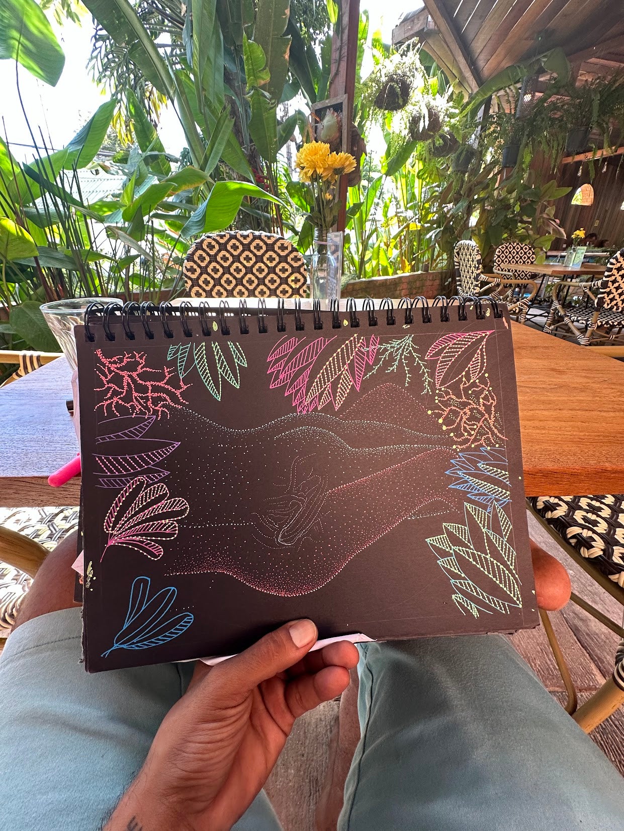 Tantra Garden - Original Artwork by Jindots