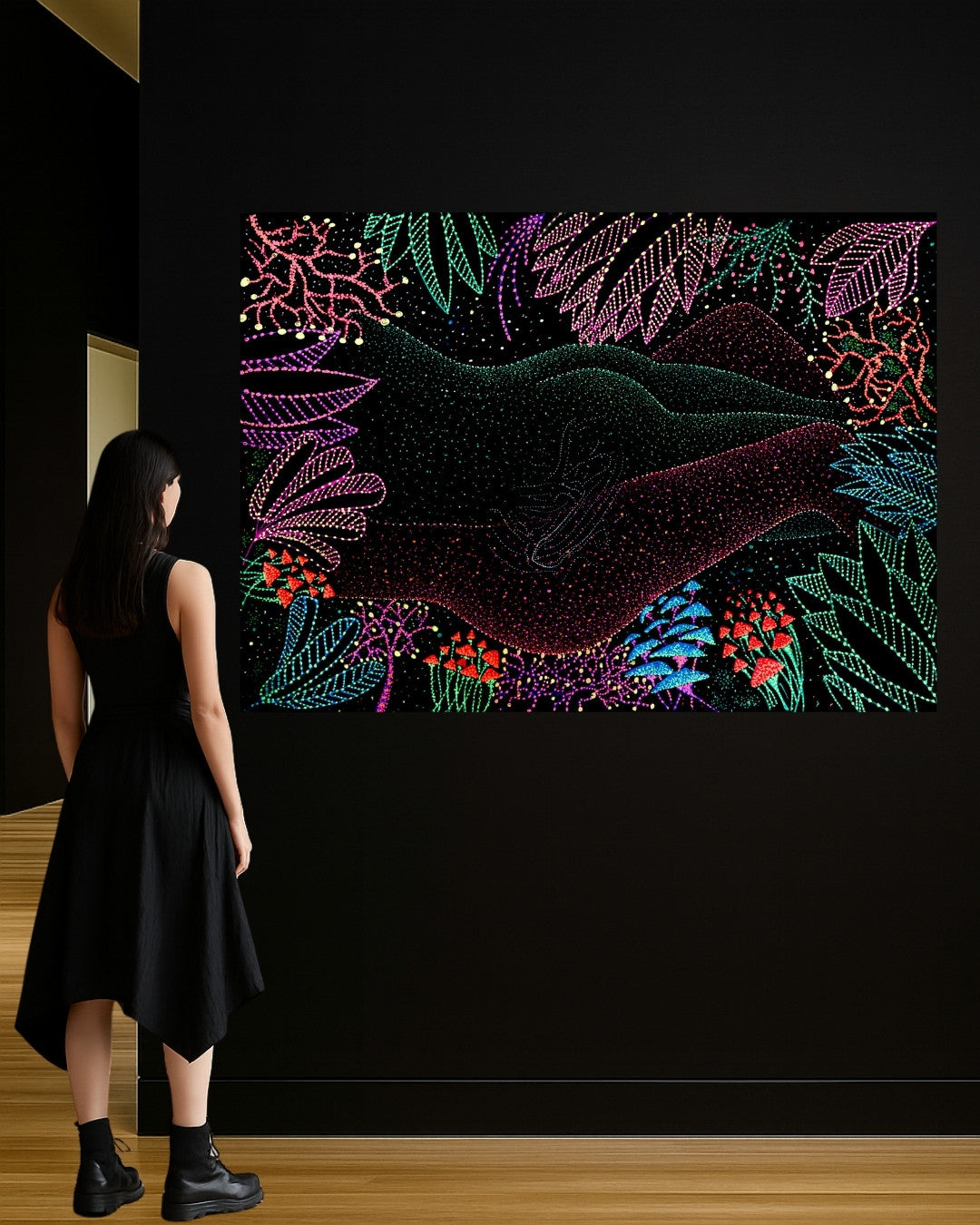 Tantra Garden - Original Artwork by Jindots