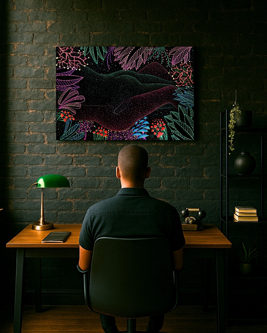 Tantra Garden - Original Artwork by Jindots