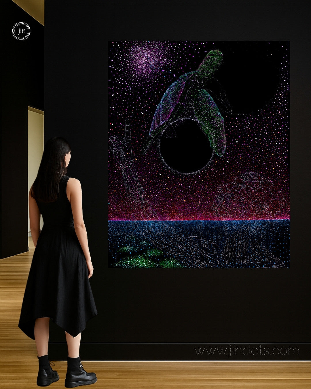 Limited Edition Canvas Print: The soul no longer wears a body