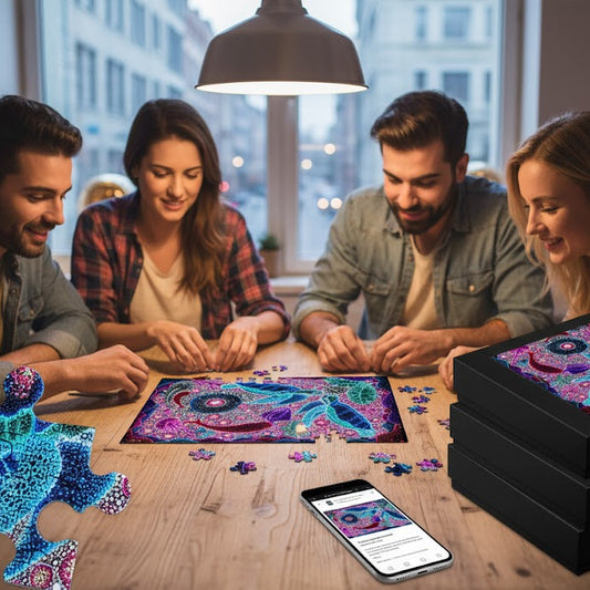 psychedelic art puzzle