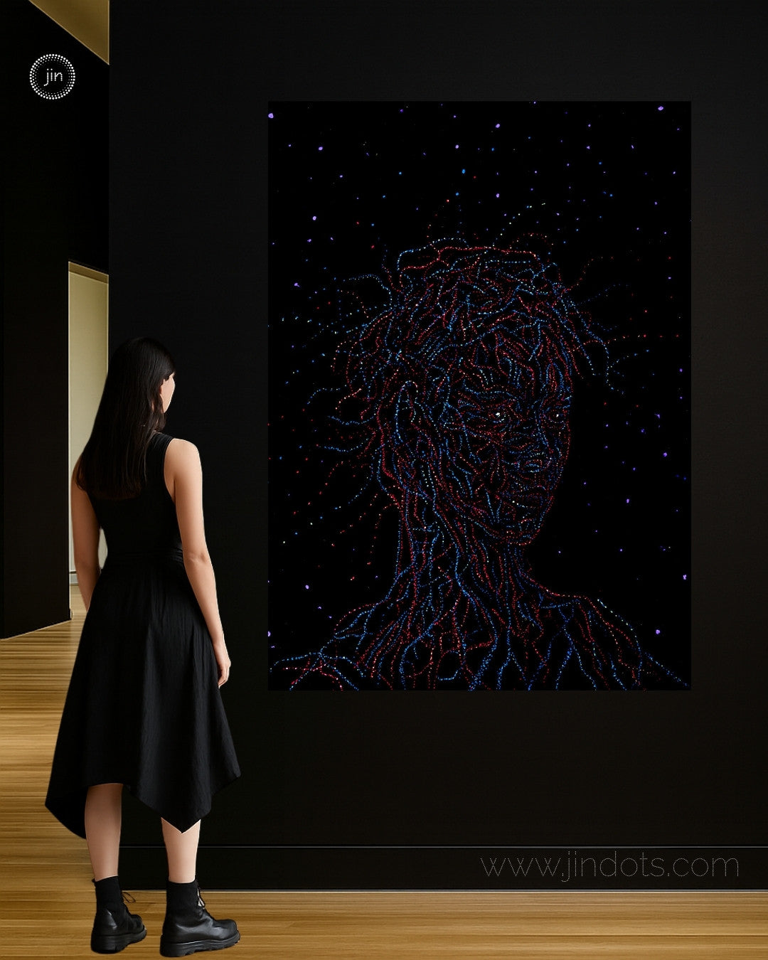 We are wired - Original Artwork by Jindots