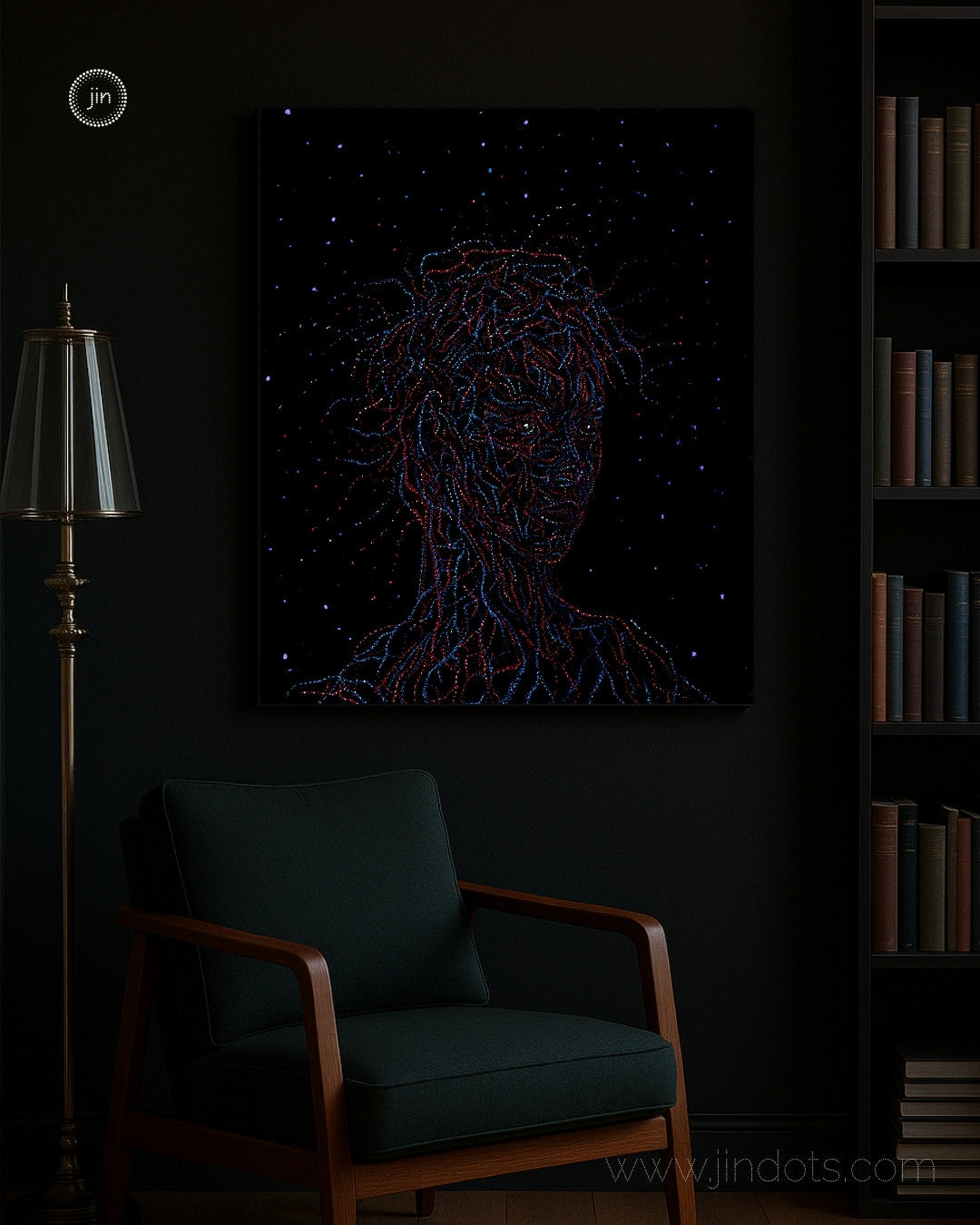 We are wired - Original Artwork by Jindots