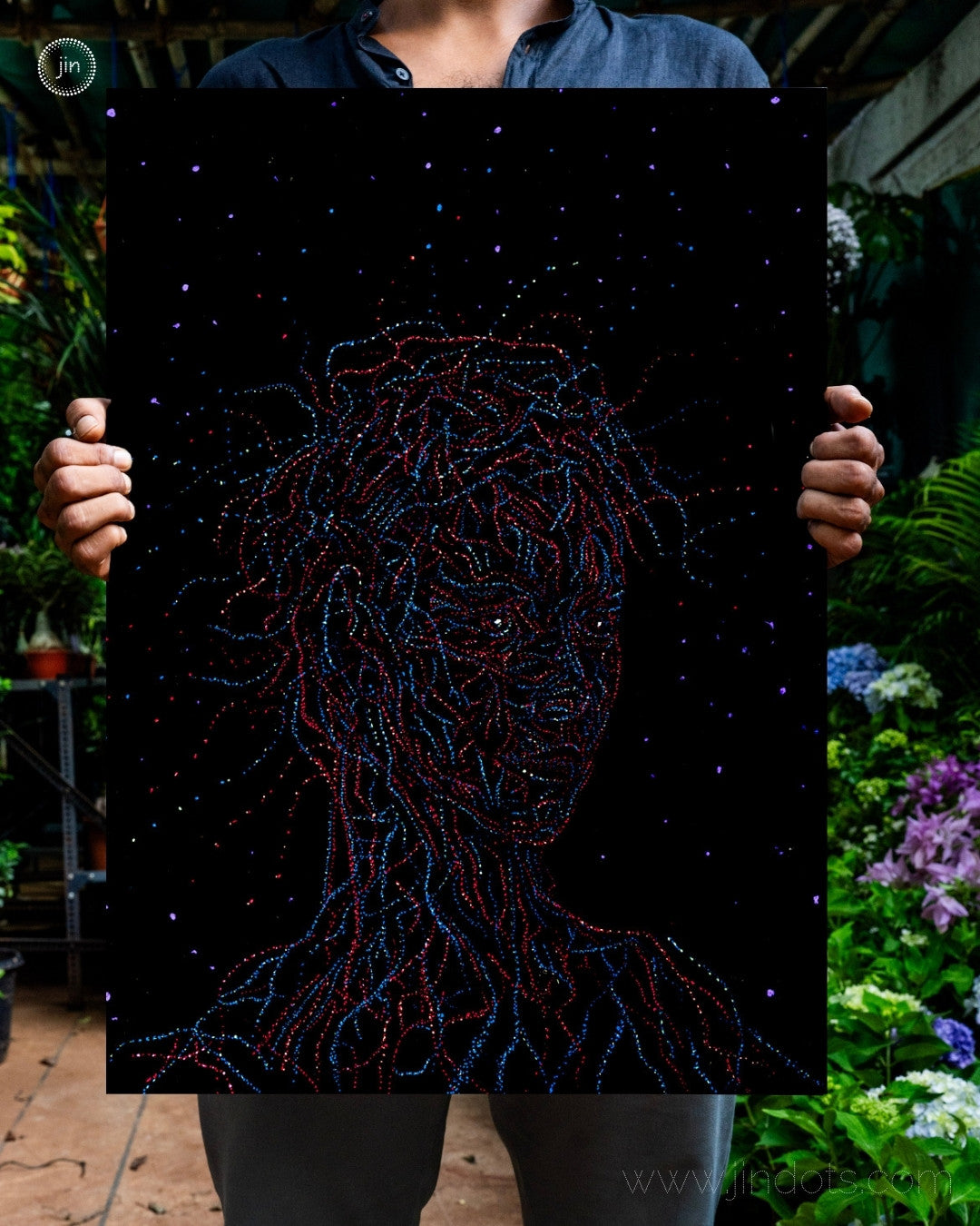We are wired - Original Artwork by Jindots