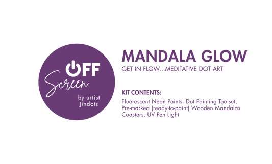 Mandala Glow: Meditative Dot Art Kit for Adults