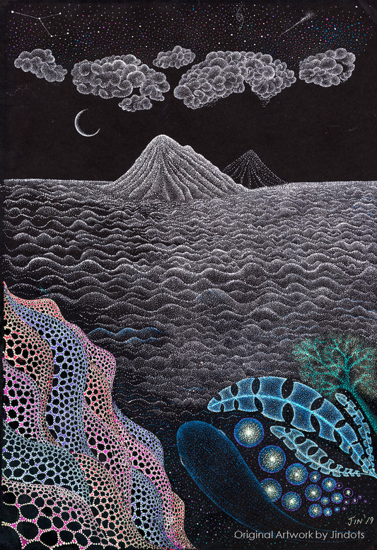 Immigration, Jindots, pens on paper, 2019