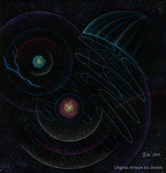 Simply Flow, Jindots, pens on paper, 2020