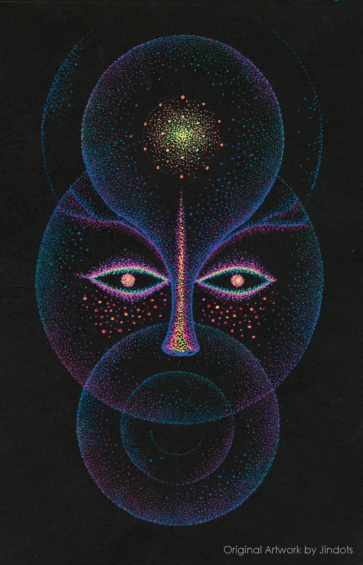 Candy Flip, Jindots, pens on paper, 2022