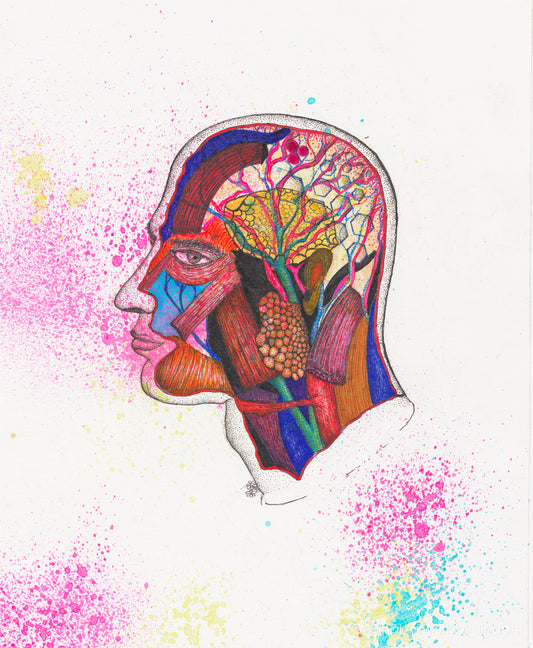 More Respect to Netter, Jindots, pens on paper, 2023