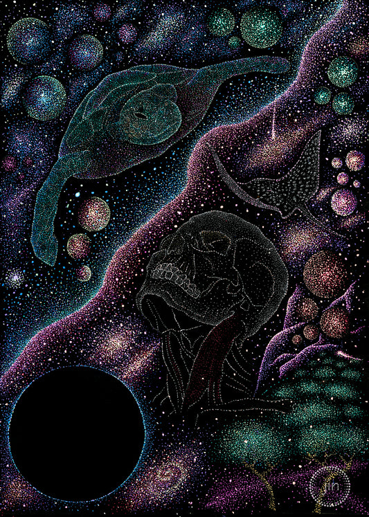 Soul versus Ego? - Original Artwork by Jindots