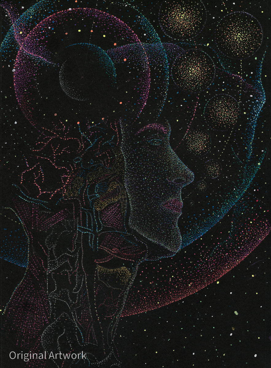 AI is the most expensive theft machine - Original Artwork by Jindots