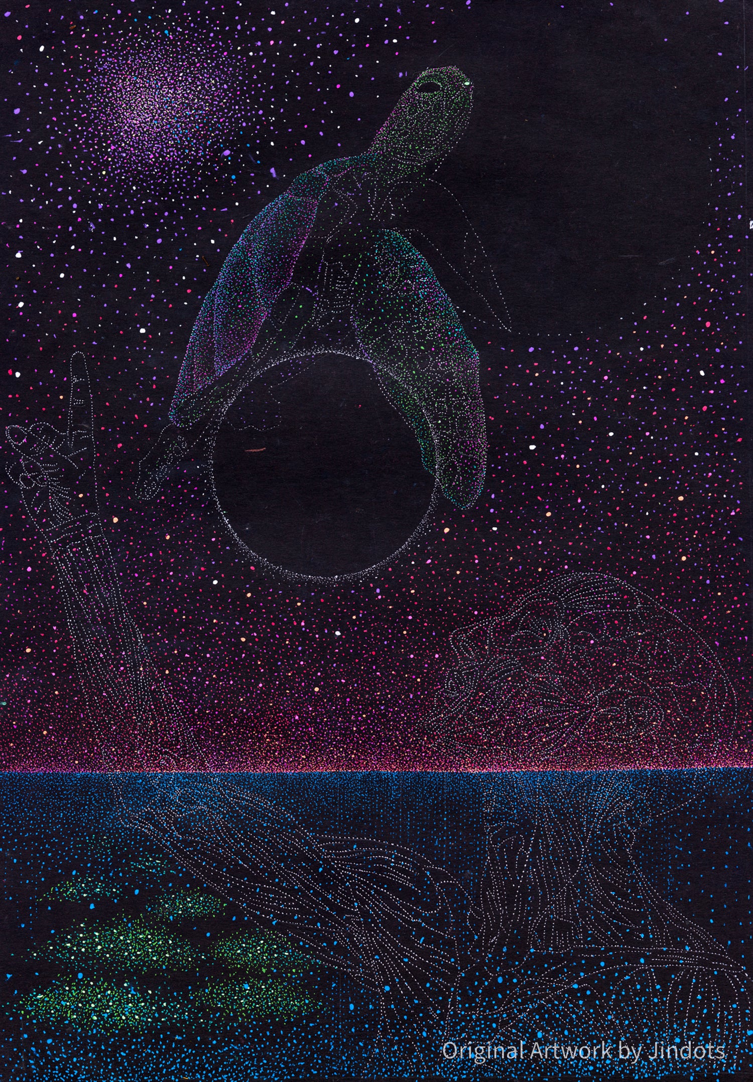 The soul no longer wears a body - Original Artwork by Jindots