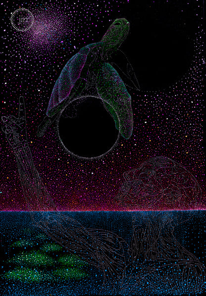 The soul no longer wears a body - Original Artwork by Jindots