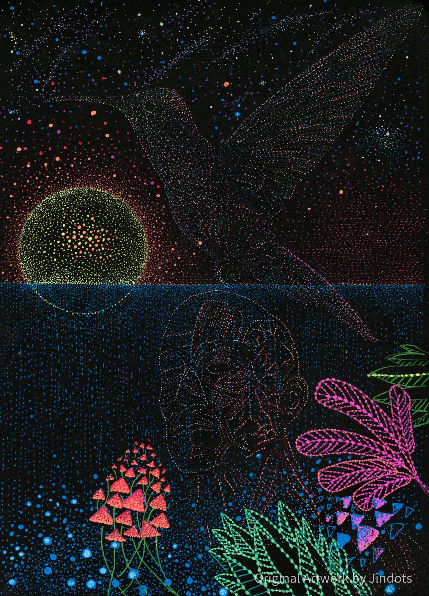 Premonition - Original Artwork by Jindots