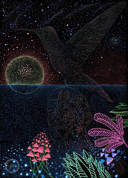 Premonition - Original Artwork by Jindots