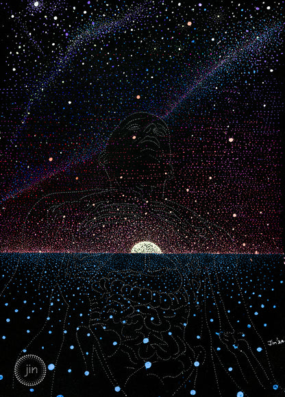 Father - Original Artwork by Jindots