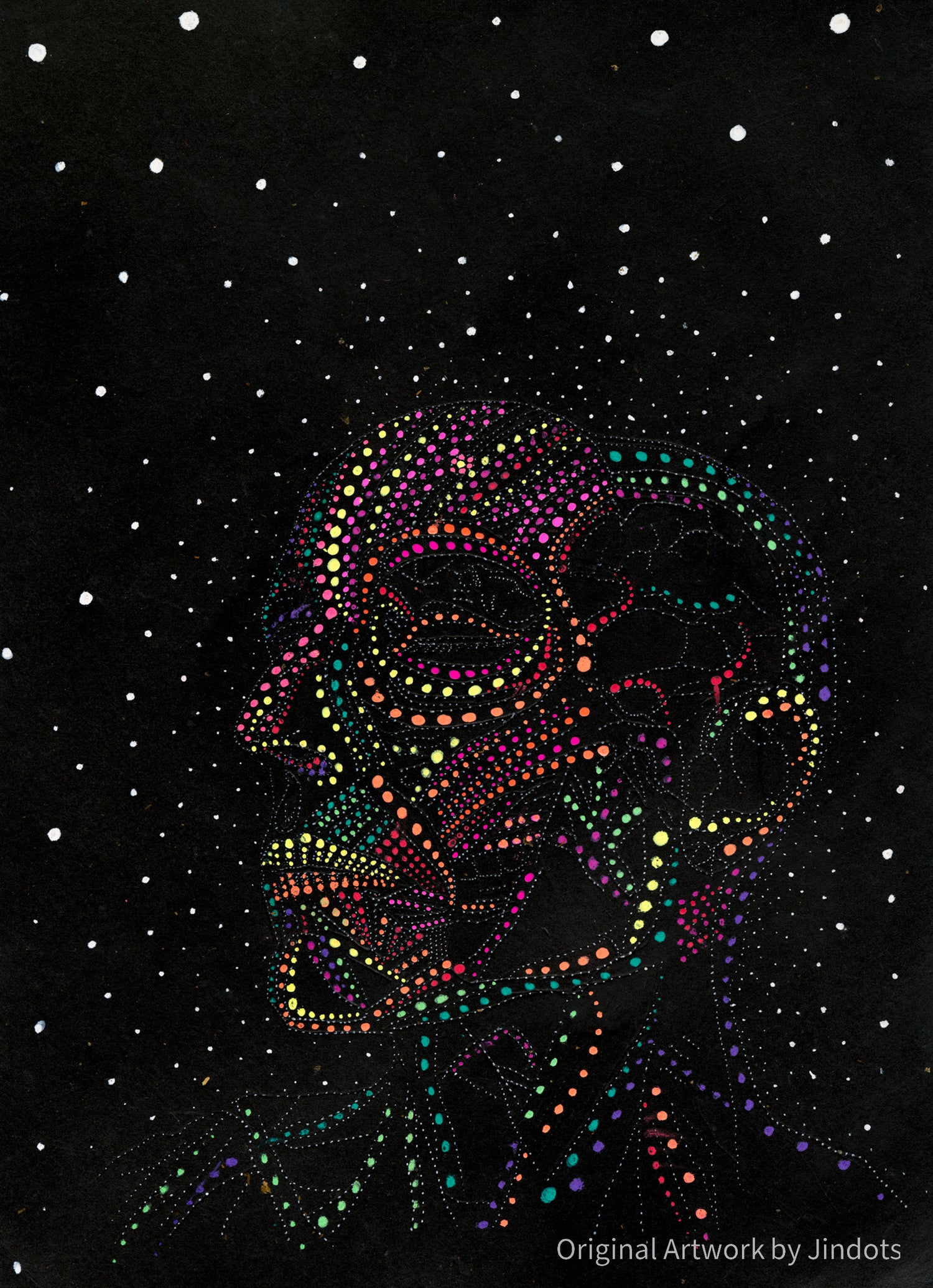 The Most Powerful Dreamer I - Original Artwork by Jindots