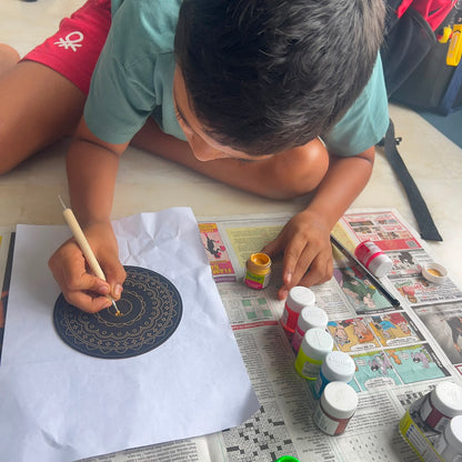 Mandala Workshop: A Screen-Free Group Art Therapy Experience with artist Jin