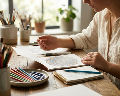 Meditative Art & Journaling: A Premium Creative Gift for Mindful OFFscreen Time