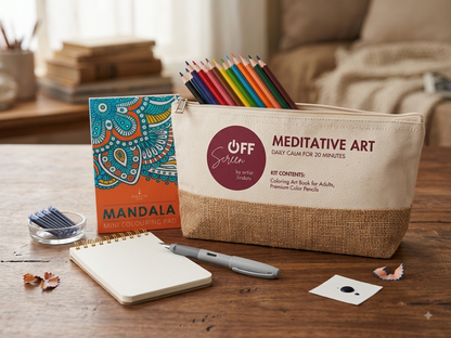 Meditative Art & Journaling: A Premium Creative Gift for Mindful OFFscreen Time