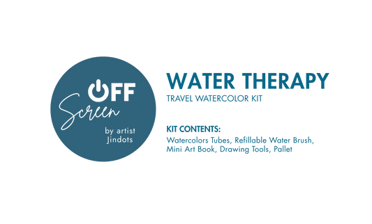 Water Therapy: Travel Watercolor Kit